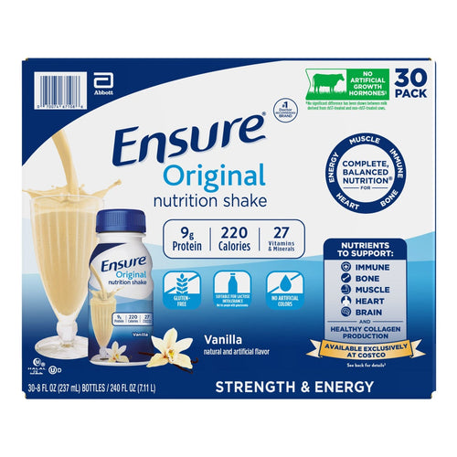 Ensure Original – Thức uống dinh dưỡng vị vani, 8 fl. oz/chai, lốc 30 chai – Ảnh Costco số 1