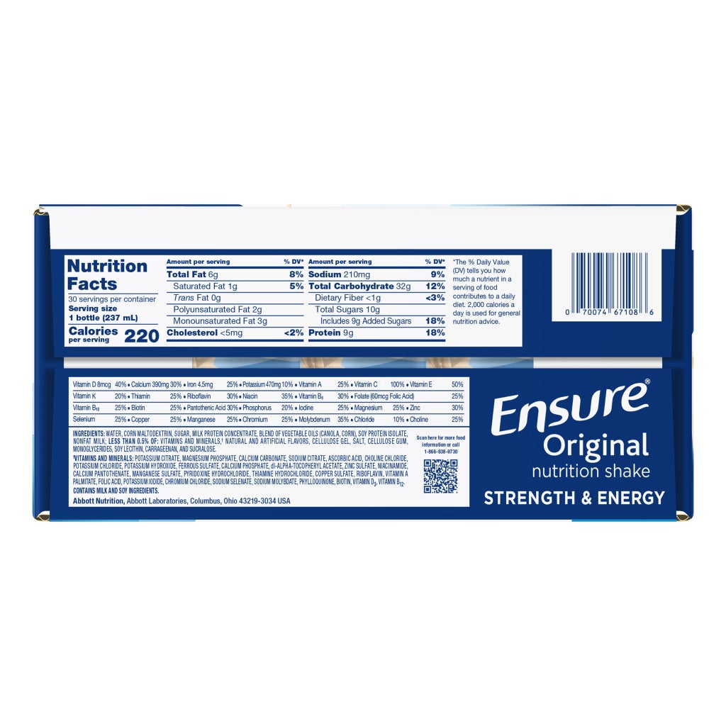 Ensure Original – Thức uống dinh dưỡng vị vani, 8 fl. oz/chai, lốc 30 chai – Ảnh Costco số 2