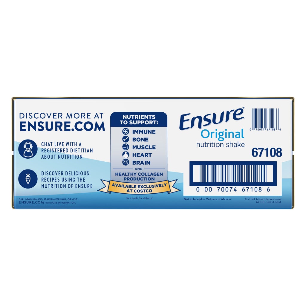 Ensure Original – Thức uống dinh dưỡng vị vani, 8 fl. oz/chai, lốc 30 chai – Ảnh Costco số 5