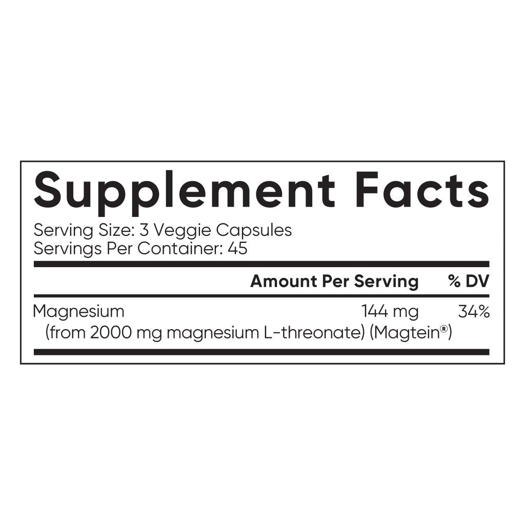 Sports Research Magtein Magnesium L-Threonate 2000 mg – 135 viên nang thực vật – Ảnh Costco số 4