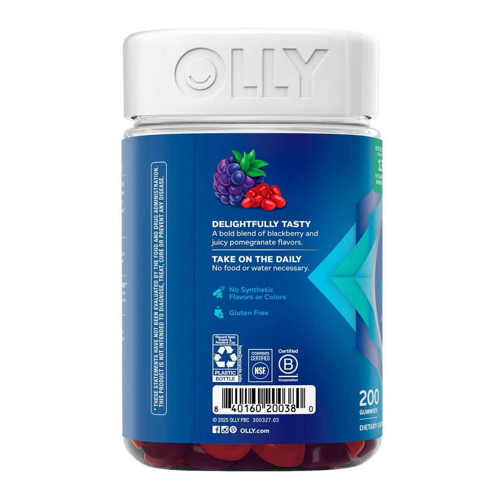 OLLY – Vitamin tổng hợp dạng kẹo dẻo cho nam, 200 viên – Ảnh Costco số 2