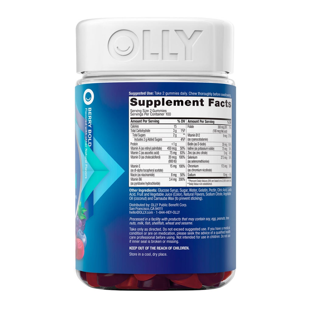 OLLY – Vitamin tổng hợp dạng kẹo dẻo cho nam, 200 viên – Ảnh Costco số 4