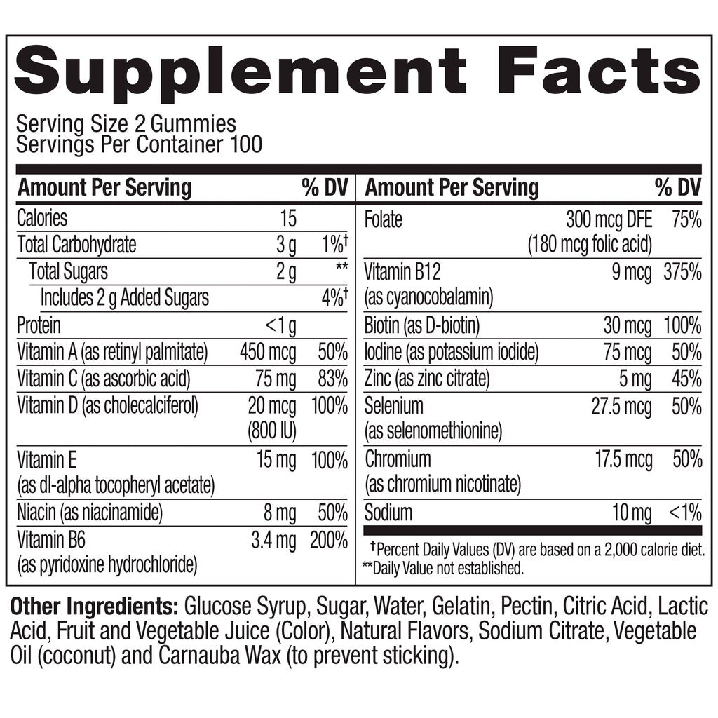 OLLY – Vitamin tổng hợp dạng kẹo dẻo cho nam, 200 viên – Ảnh Costco số 5