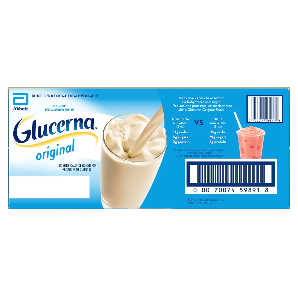 Glucerna Original – Thức uống dinh dưỡng vị vani cho người đái tháo đường, 8 fl oz/chai, lốc 24 chai – Ảnh Costco số 4