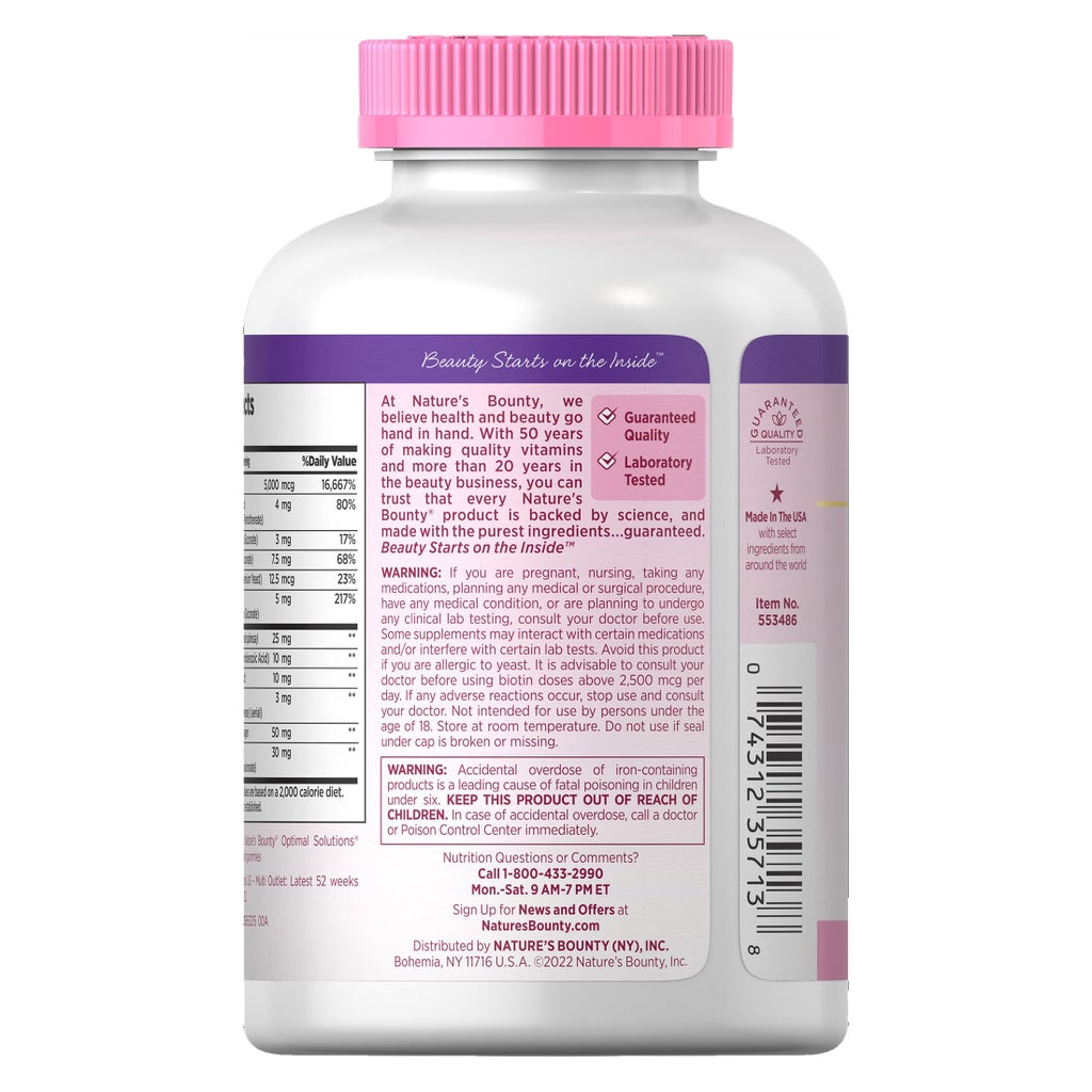 Nature's Bounty Hair, Skin and Nails – 250 viên nang mềm – Ảnh Costco số 4