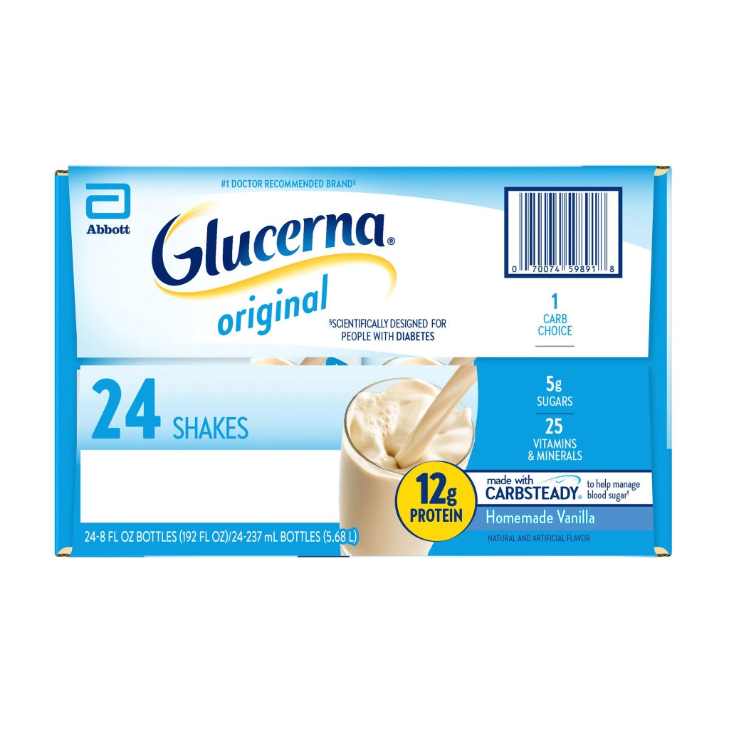 Glucerna Original – Thức uống dinh dưỡng vị vani cho người đái tháo đường, 8 fl oz/chai, lốc 24 chai – Ảnh Costco số 3