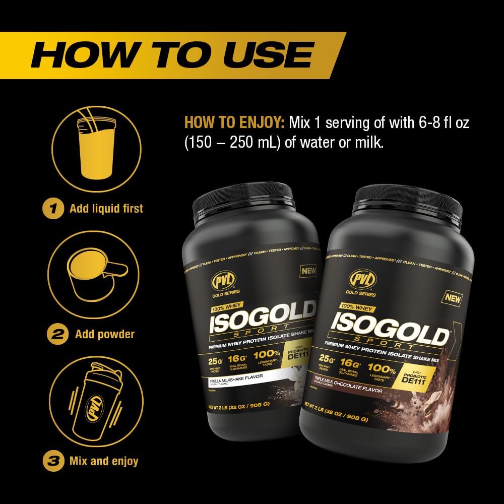 PVL ISOGOLD Sport Whey Protein Isolate