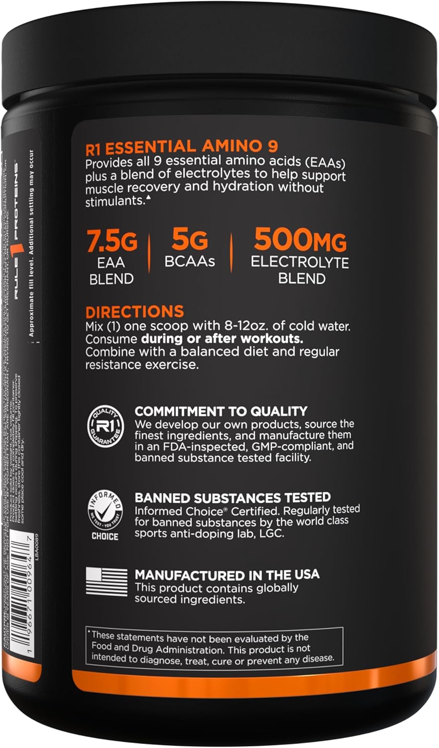 Rule One R1 Amino 9 Nguyên Bản