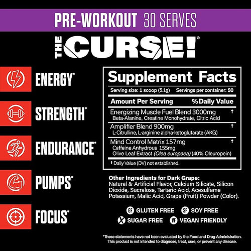 JNX SPORTS THE CURSE! Sản phẩm tiền tập luyện