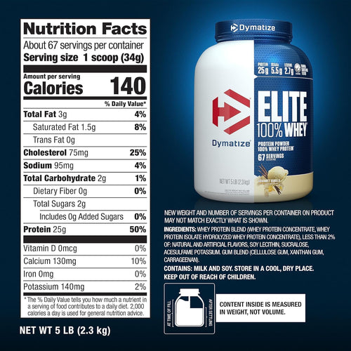 Bột protein Dymatize Elite 100% Whey