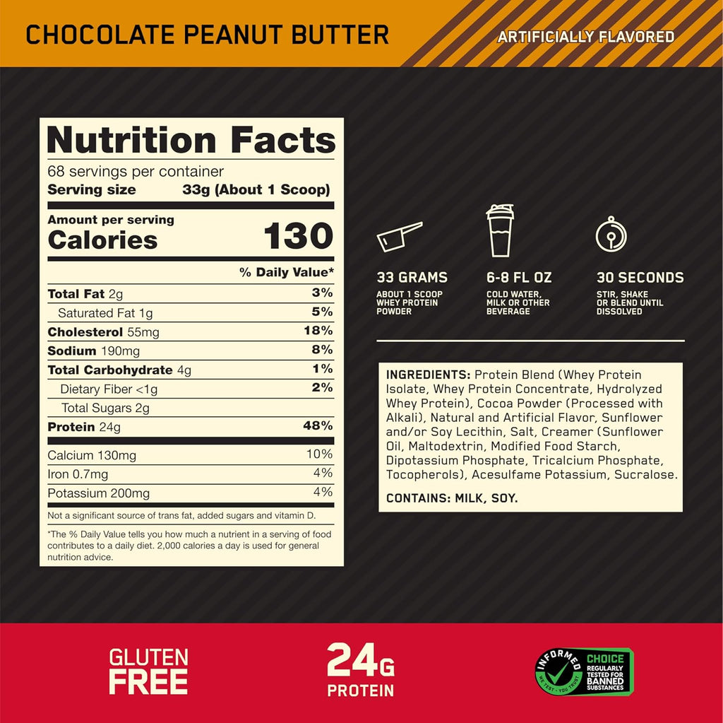 Bột Protein Gold Standard 100% Whey của Optimum Nutrition