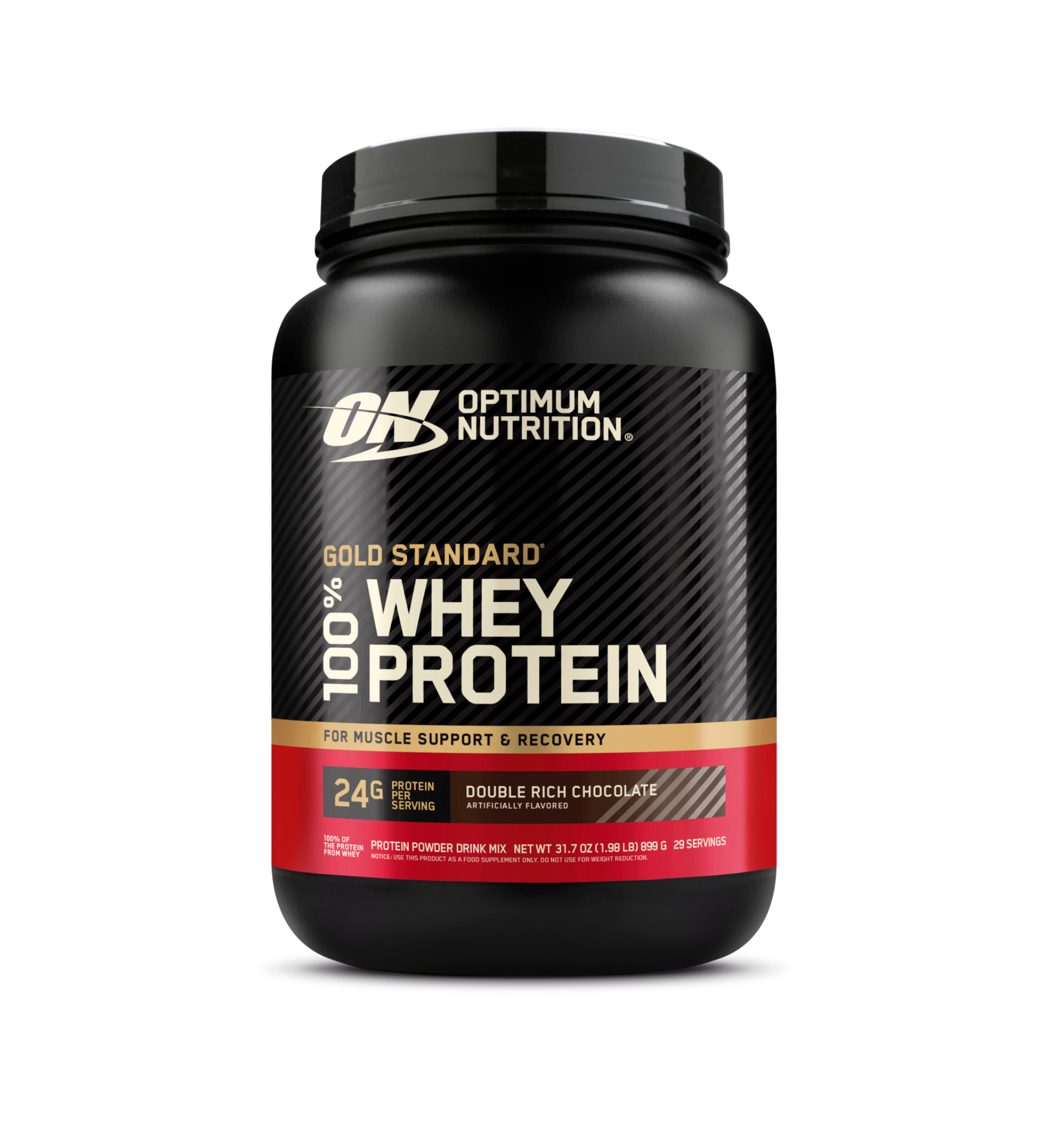 Optimum Nutrition Gold Standard Whey Protein - Double Rich Chocolate - 2 lb