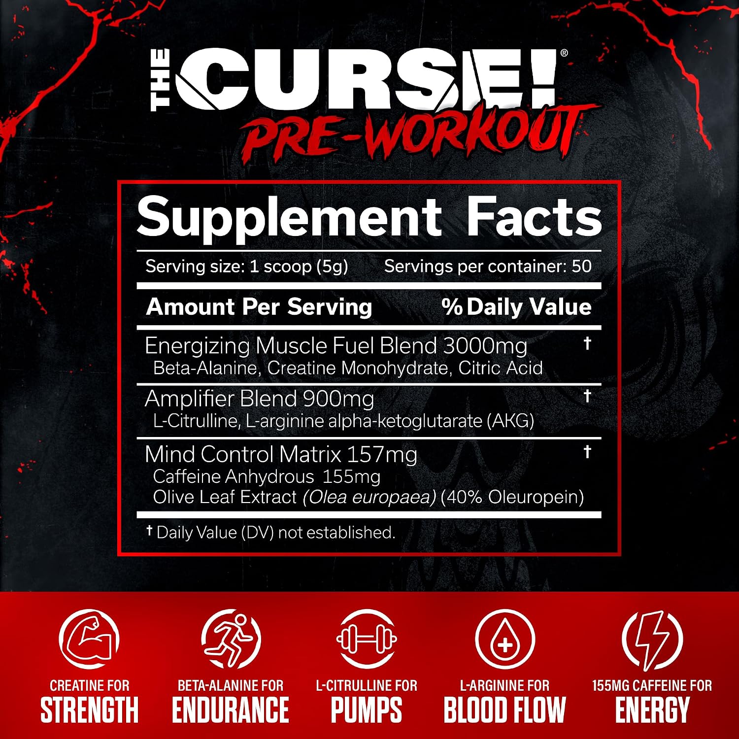 JNX SPORTS THE CURSE! Pre Workout