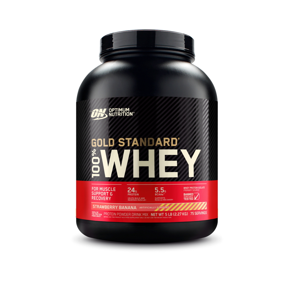Optimum Nutrition Gold Standard Whey Protein - Strawberry - 5 lb