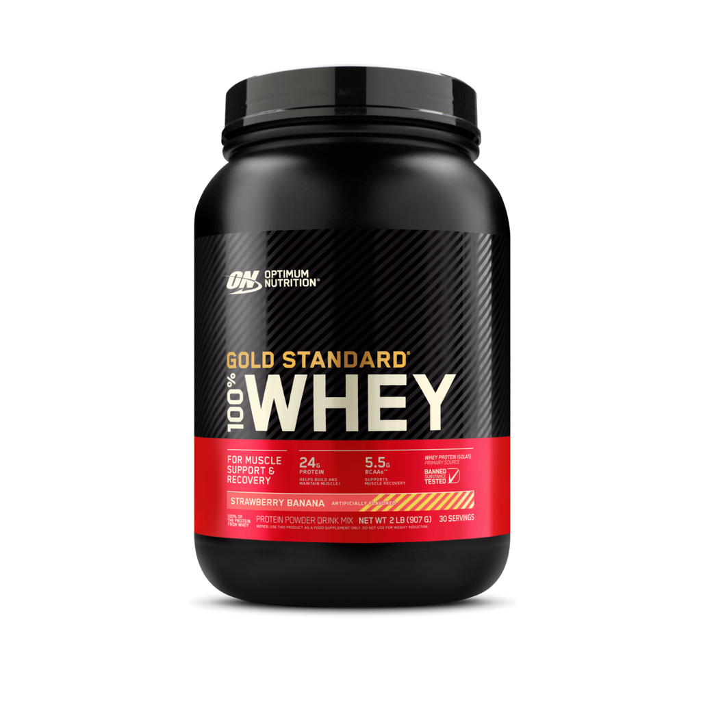 Optimum Nutrition Gold Standard Whey Protein - Strawberry Banana - 2 lb