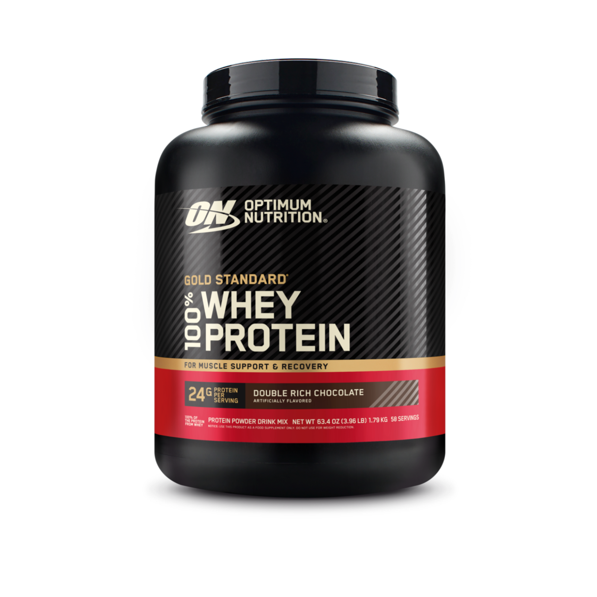 Optimum Nutrition Gold Standard Whey Protein - Double Rich Chocolate - 4 lb
