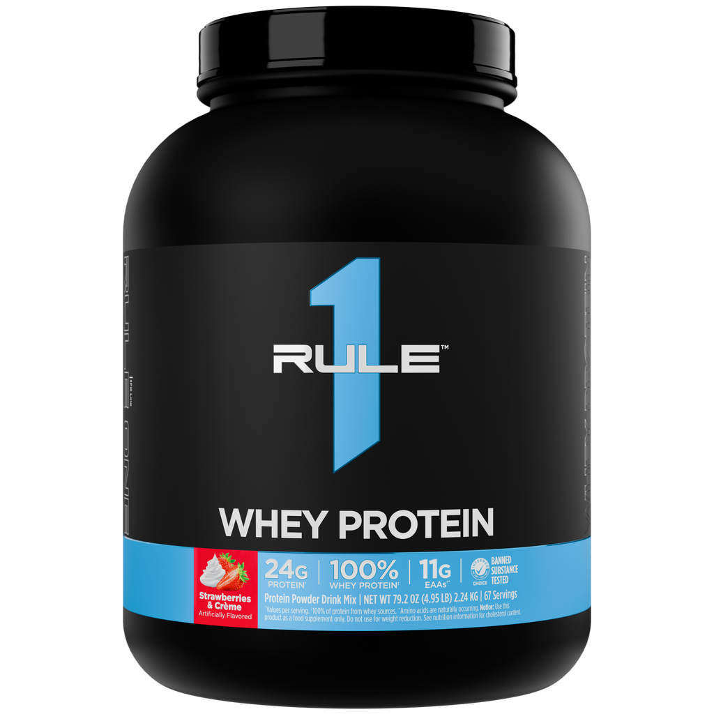 Rule One R1 Whey Protein 5 lb Strawberry